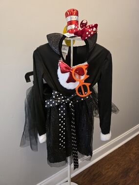 Childs Dr Suess Cat In The Hat Costume